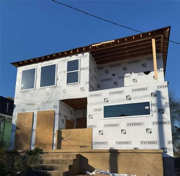 In-progress construction of a new home in , Atlanta, GA (Image 4).