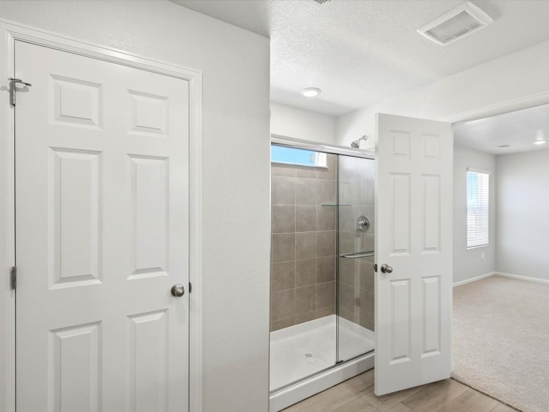 Furnished interior view inside a new home in Meridian Ranch, Peyton (Image 9).