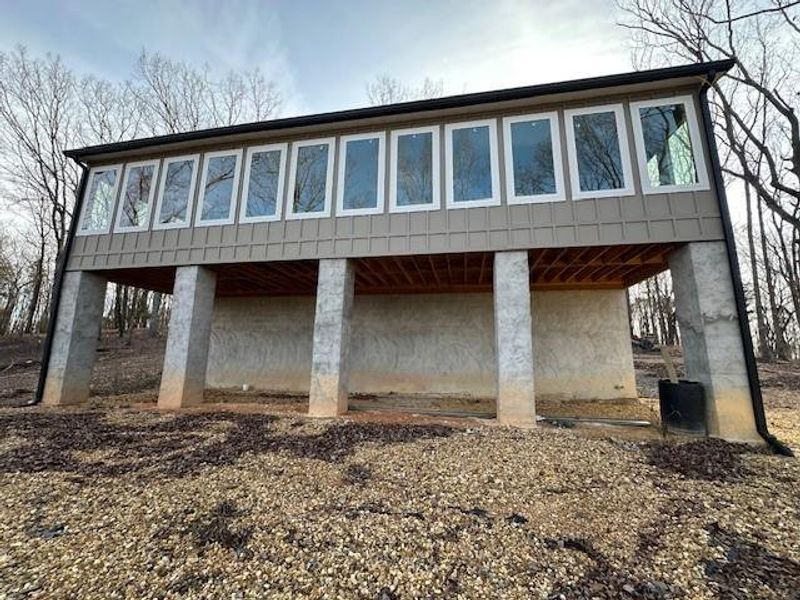 In-progress construction of a new home in , Summerville, GA (Image 3).