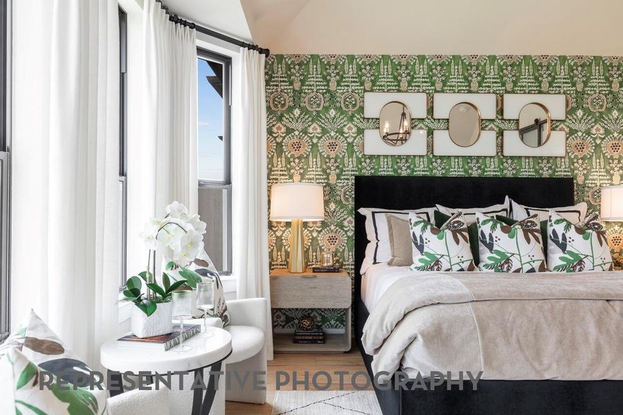 Furnished interior view inside a new home in Meridiana, Manvel (Image 13).