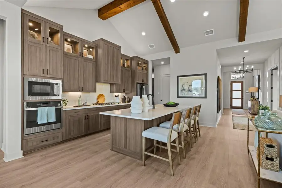 Furnished interior view inside a new home in Lariat, Liberty Hill (Image 15).