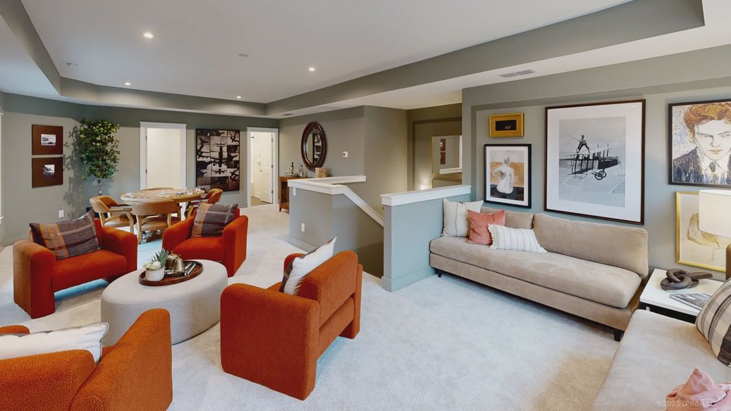 Representative furnished interior of a home built from the Provenance by Epcon Communities in The Courtyards by The Manor, Alpharetta (Image 15).