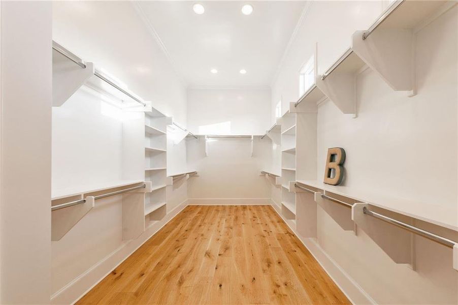 Example of Large Closet with storage