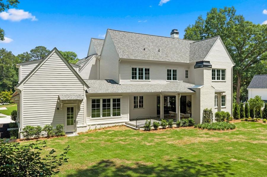 Front exterior of a new home in , Sandy Springs, GA, highlighting curb appeal (Image 2). Front exterior of a new home in , Sandy Springs, GA, highlighting curb appeal (Image 2).