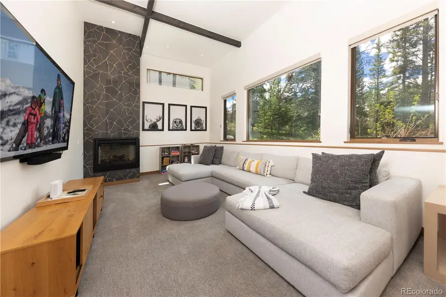 Furnished interior view inside a new home in , Breckenridge (Image 3).