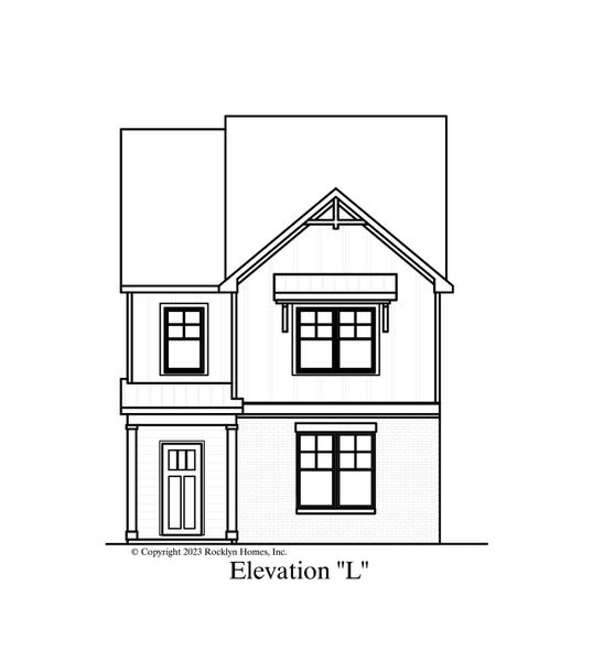 Representative rendering of the exterior for the Sequoia by Rocklyn Homes (Image 6).