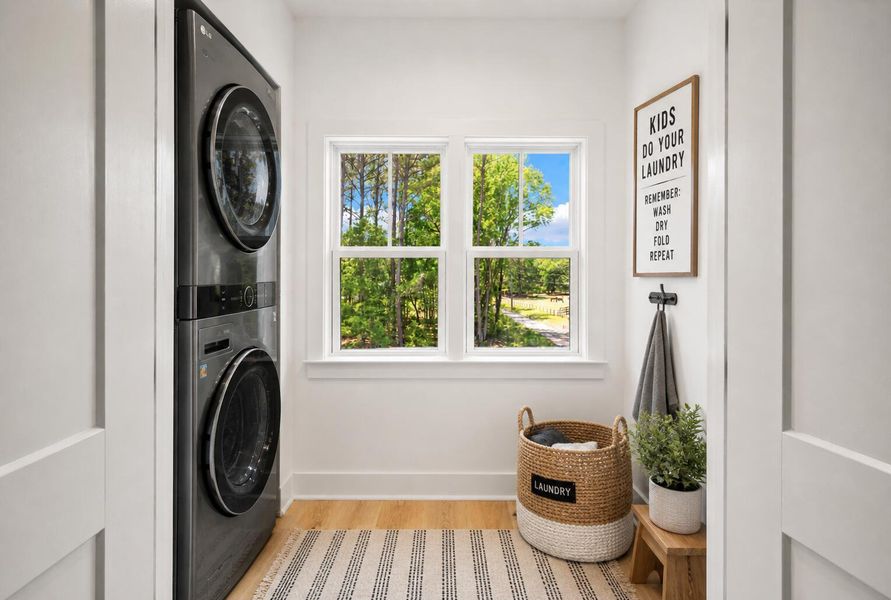 Furnished interior view inside a new home in , Awendaw (Image 8).