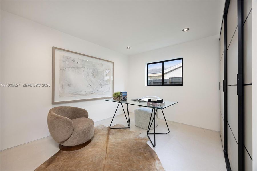 Furnished interior view inside a new home in , Miami (Image 14).