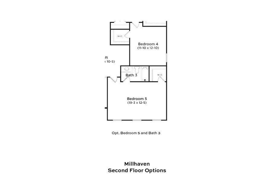 2D floor plan layout of this home in Sidney Creek Single Family, Zebulon, NC (Image 14). 2D floor plan layout of this home in Sidney Creek Single Family, Zebulon, NC (Image 14).