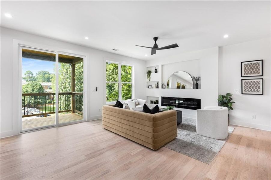 Furnished interior view inside a new home in , Smyrna (Image 36).