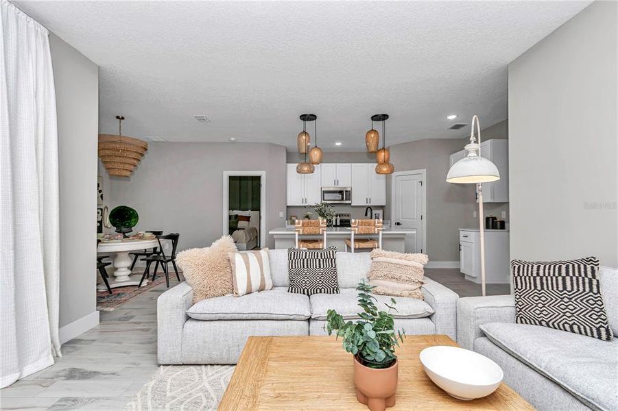 Furnished interior view inside a new home in , Dunnellon (Image 14).