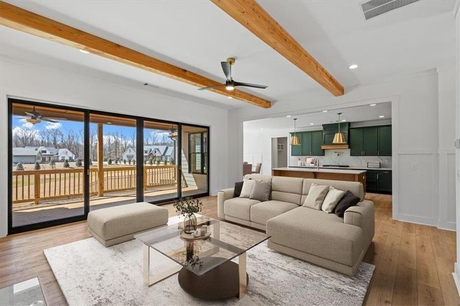 Furnished interior view inside a new home in , Gainesville (Image 11). Furnished interior view inside a new home in , Gainesville (Image 11).