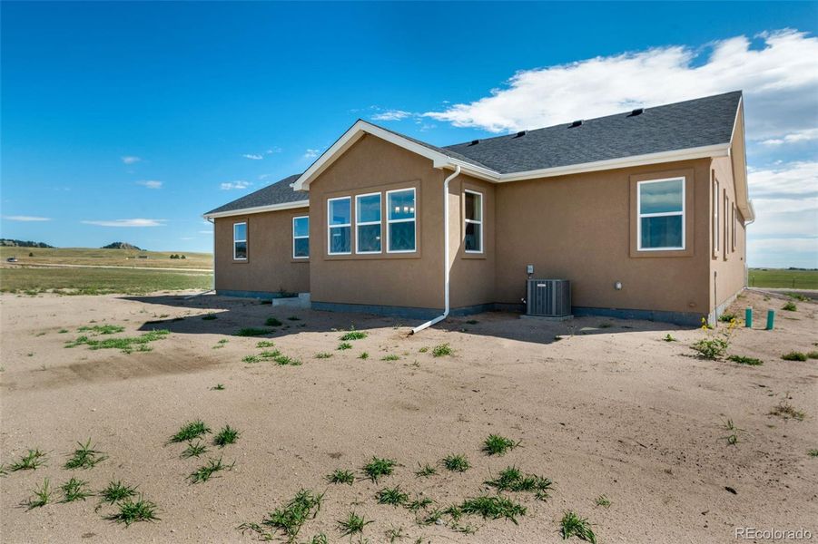 Exterior details and patio area of a home in , Pueblo West (Image 32).