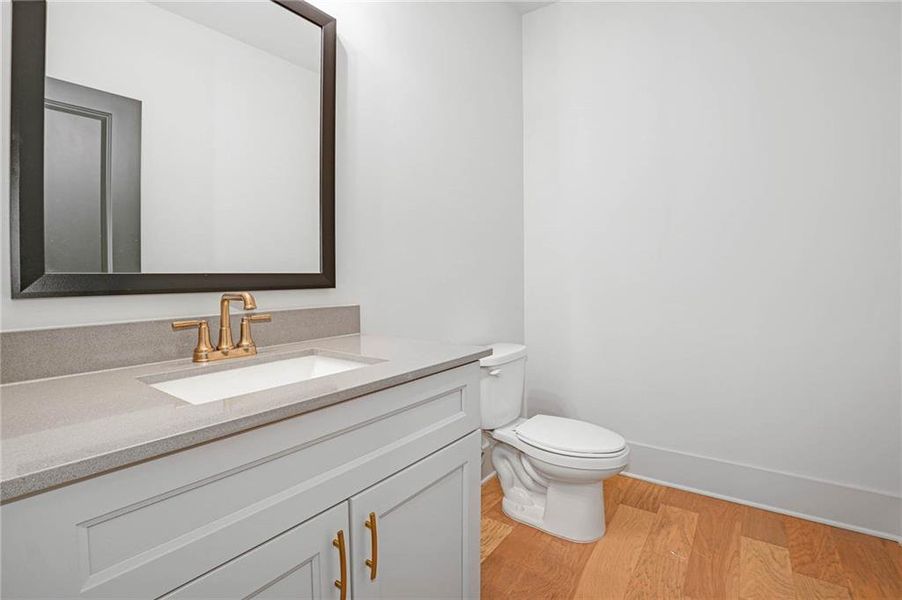Furnished interior view inside a new home in Steeplechase, Hoschton (Image 30).