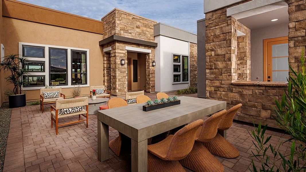 Representative exterior details of a home built from the Hawthorne by Taylor Morrison in Verdin Capstone Collection, Phoenix (Image 3).