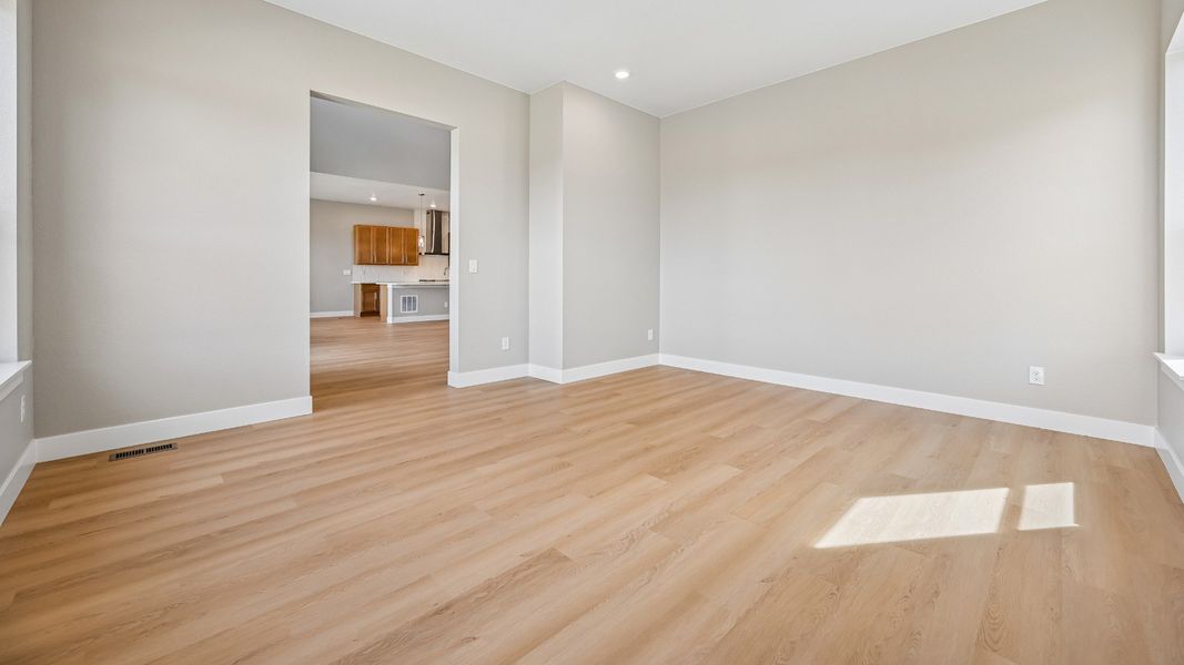 Flexible living space designed to accommodate a variety of lifestyle needs and activities