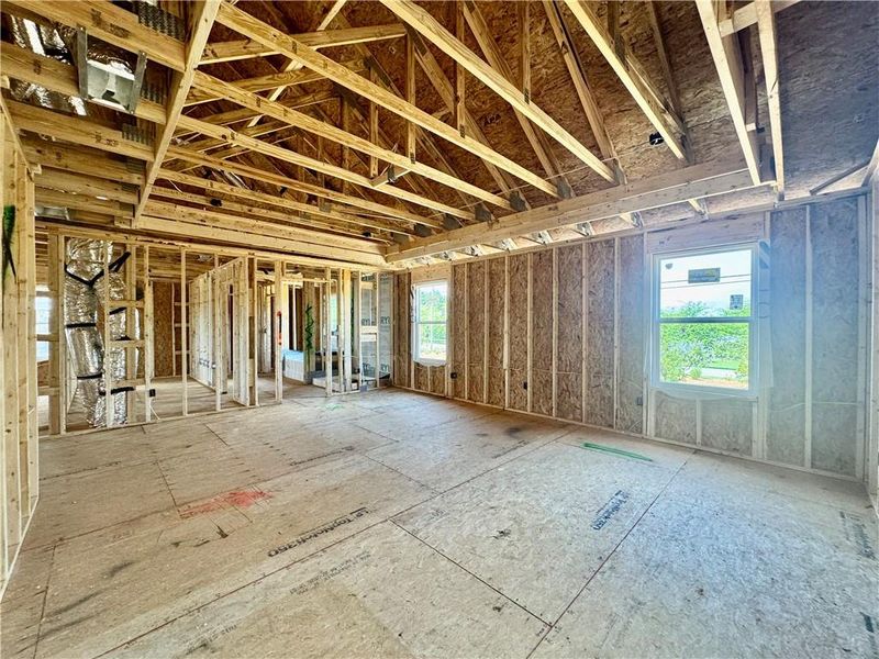 In-progress construction of a new home in Eastlyn Crossing, Flowery Branch, GA (Image 19). In-progress construction of a new home in Eastlyn Crossing, Flowery Branch, GA (Image 19).