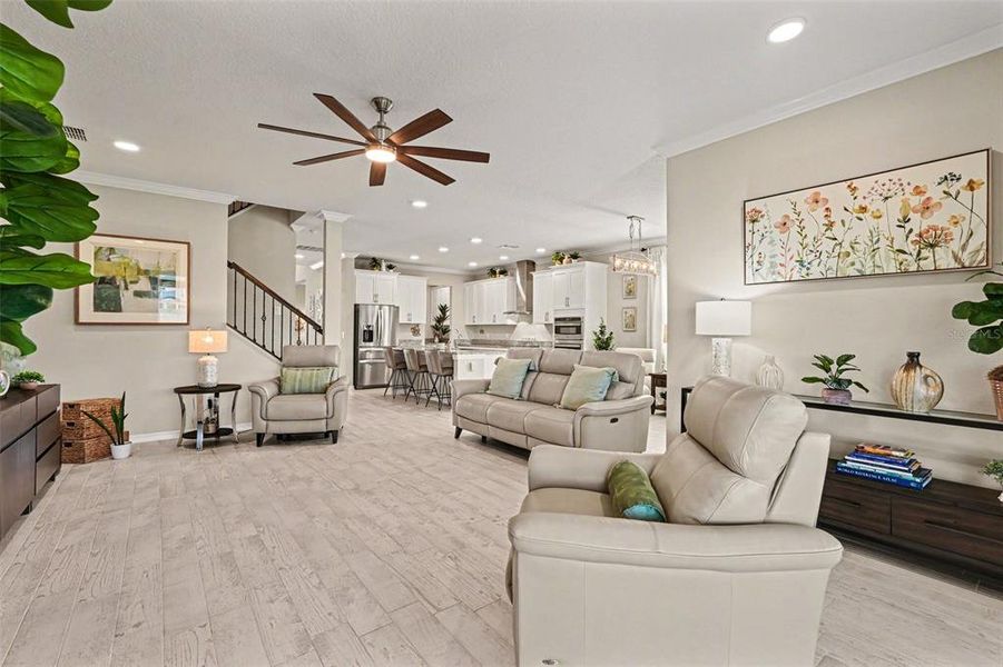 Furnished interior view inside a new home in Berry Bay, Wimauma (Image 12).