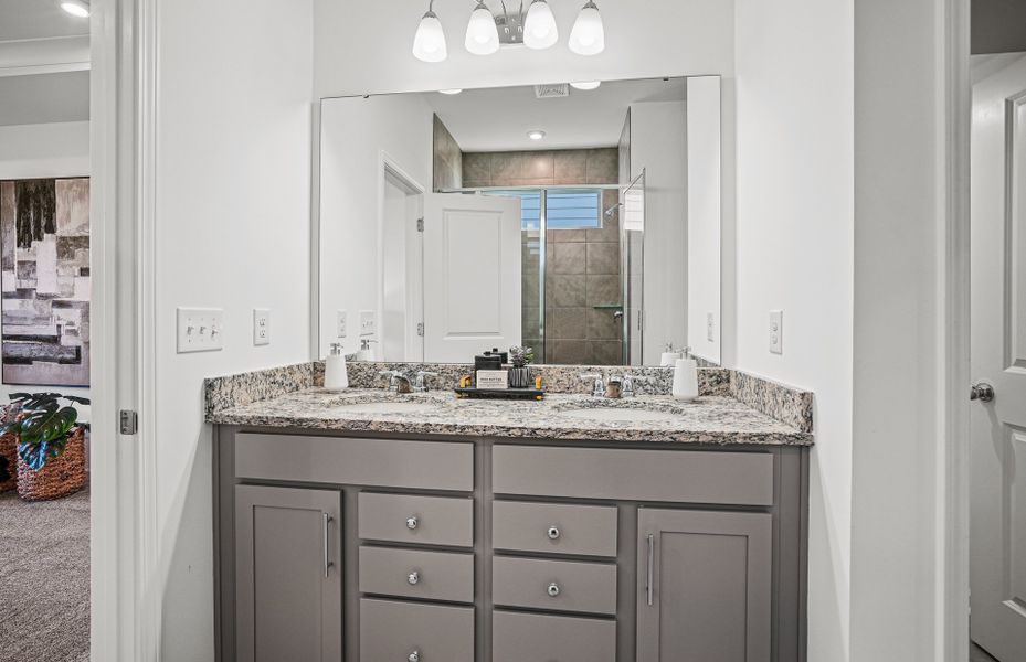 Furnished interior view inside a new home in Parkside Crossing, Charlotte (Image 14).