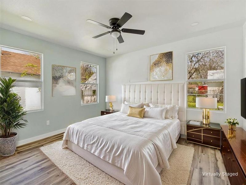 Furnished interior view inside a new home in , Dallas (Image 8).