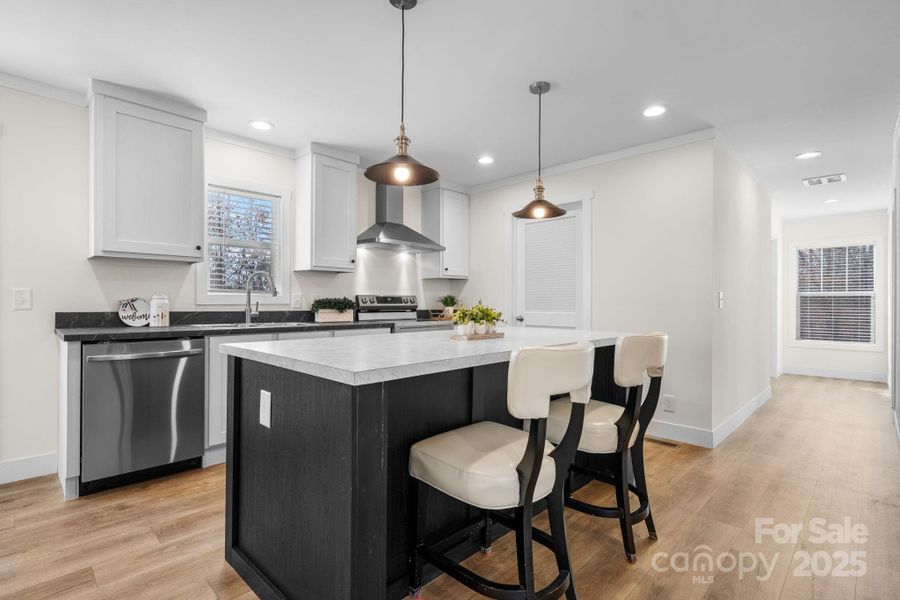 Furnished interior view inside a new home in , Statesville (Image 6).