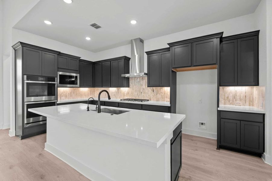 Representative furnished interior of a home built from the Ainsley by Chesmar Homes in Mesa Western, Cibolo (Image 7).