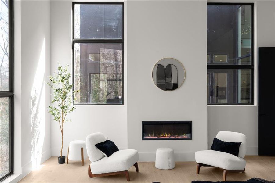 Furnished interior view inside a new home in , Atlanta (Image 49).