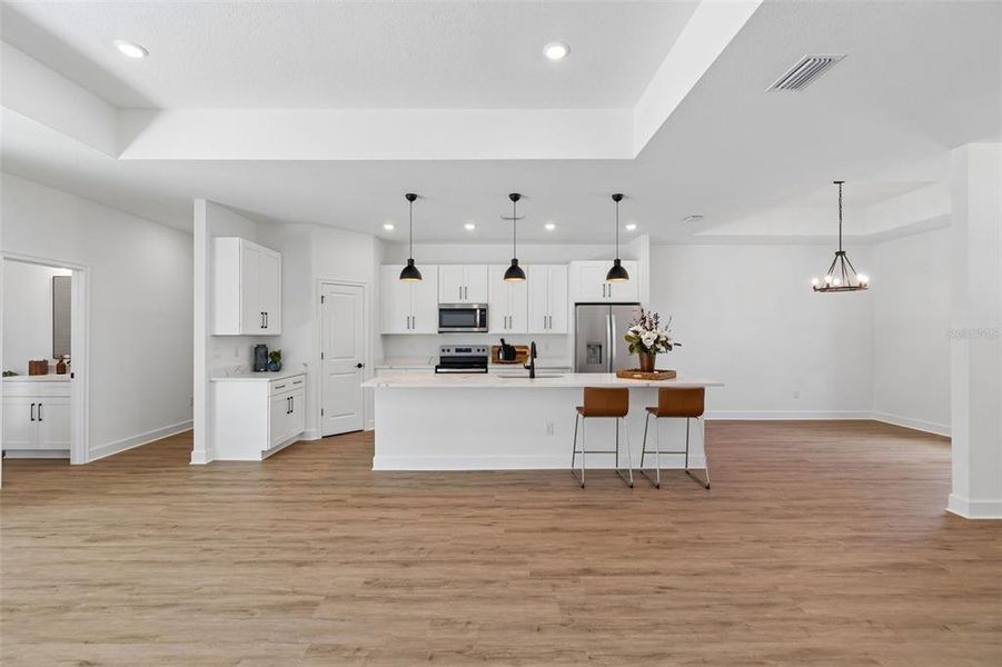 Furnished interior view inside a new home in , Weeki Wachee (Image 11).