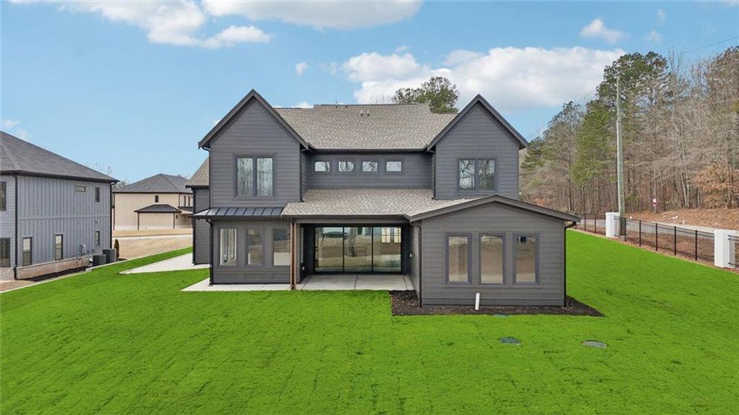 Front exterior of a new home in , Auburn, GA, highlighting curb appeal (Image 32).