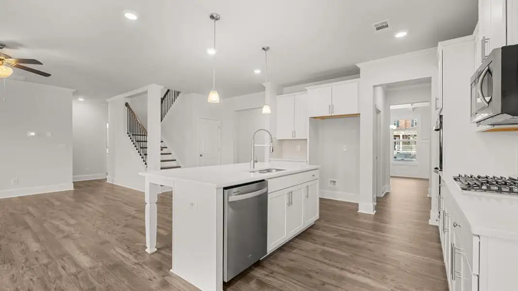 Furnished interior view inside a new home in Butner Estates, South Fulton (Image 2).