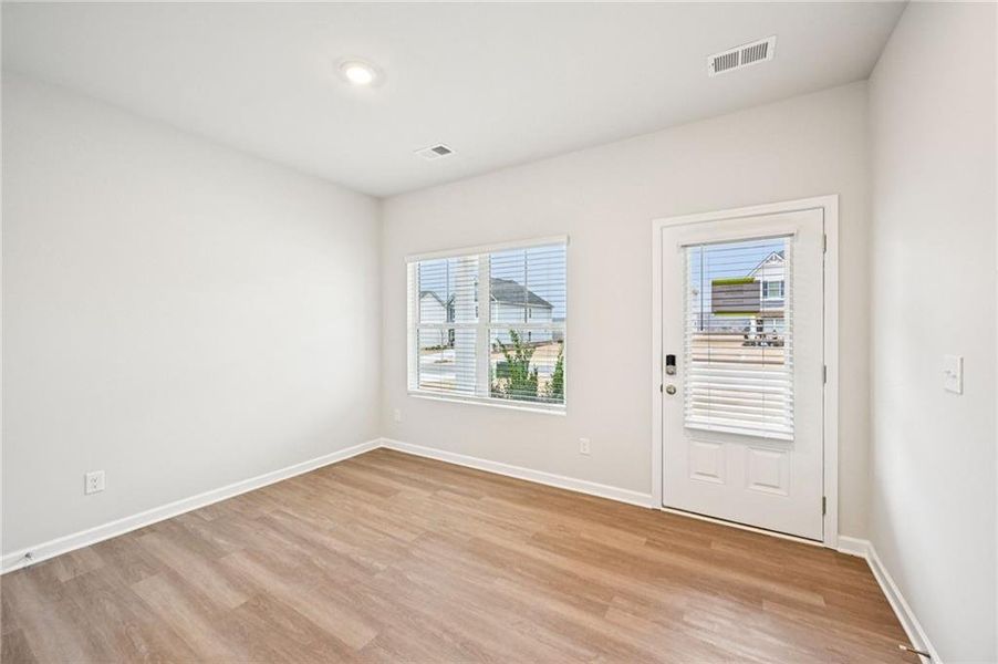 Spacious, unfurnished interior of a new home in The Hills at Cedar Creek, Winder (Image 18). Spacious, unfurnished interior of a new home in The Hills at Cedar Creek, Winder (Image 18).