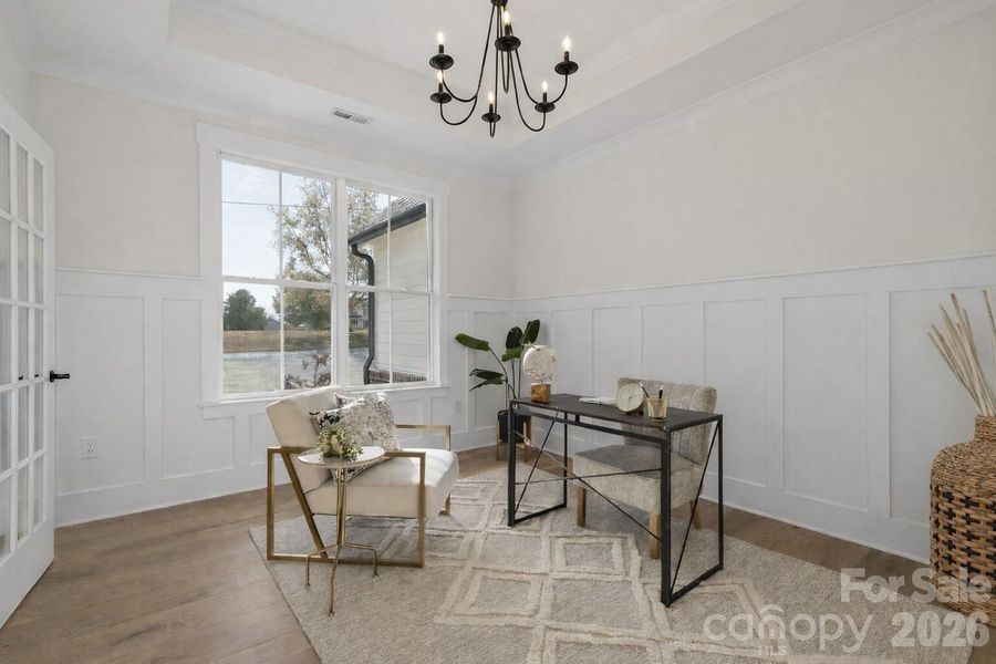 Furnished interior view inside a new home in , Charlotte (Image 3). Furnished interior view inside a new home in , Charlotte (Image 3).