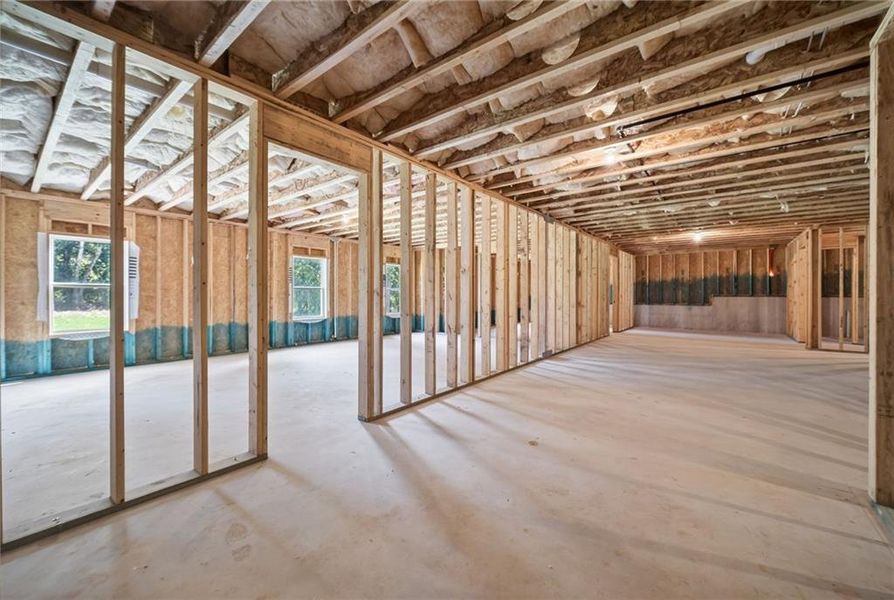 In-progress construction of a new home in , Loganville, GA (Image 54).