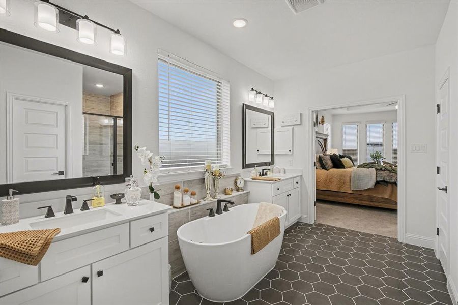 Furnished interior view inside a new home in Silo Mills, Joshua (Image 30).