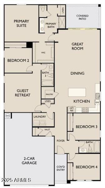 Lavender Floor Plan-L