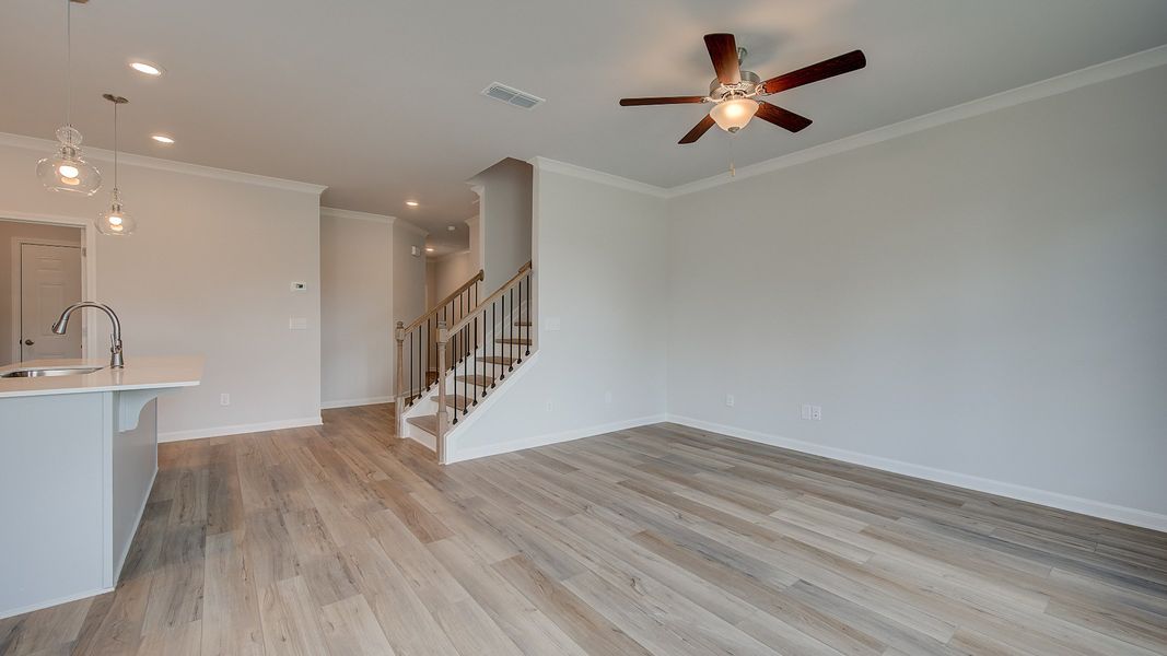 Spacious, unfurnished interior of a new home in Langley Overlook, Loganville (Image 17).