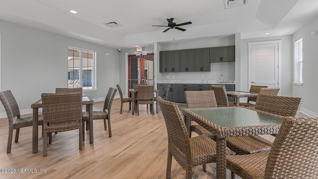Furnished interior view inside a new home in Copes Landing, Jacksonville (Image 6).