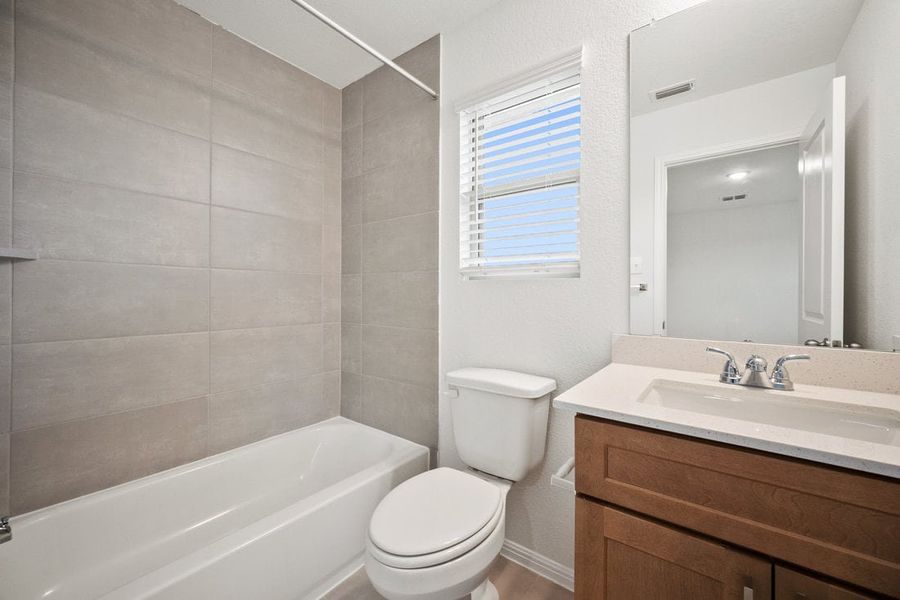 Furnished interior view inside a new home in The Hills of Bear Creek, Manchaca (Image 42).
