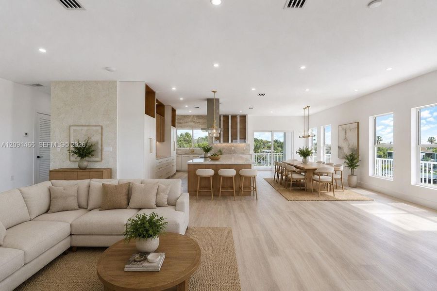 Furnished interior view inside a new home in , Tavernier (Image 19).