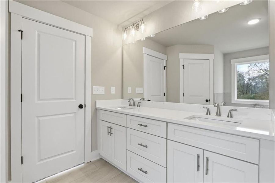 Furnished interior view inside a new home in , Statham (Image 54).