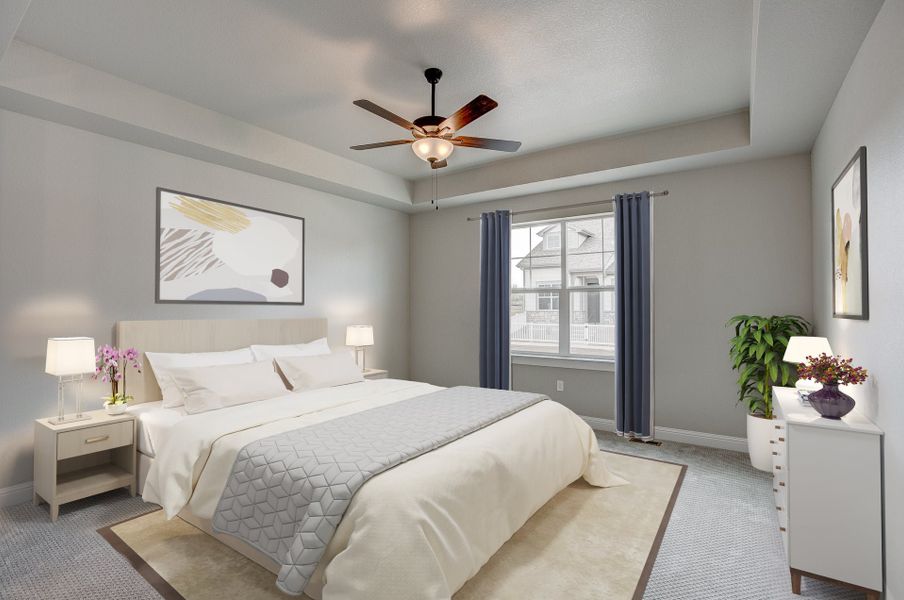 Representative furnished interior of a home built from the The Columbine by Landmark Homes in Country Farms Village - The Cottages, Windsor (Image 7).