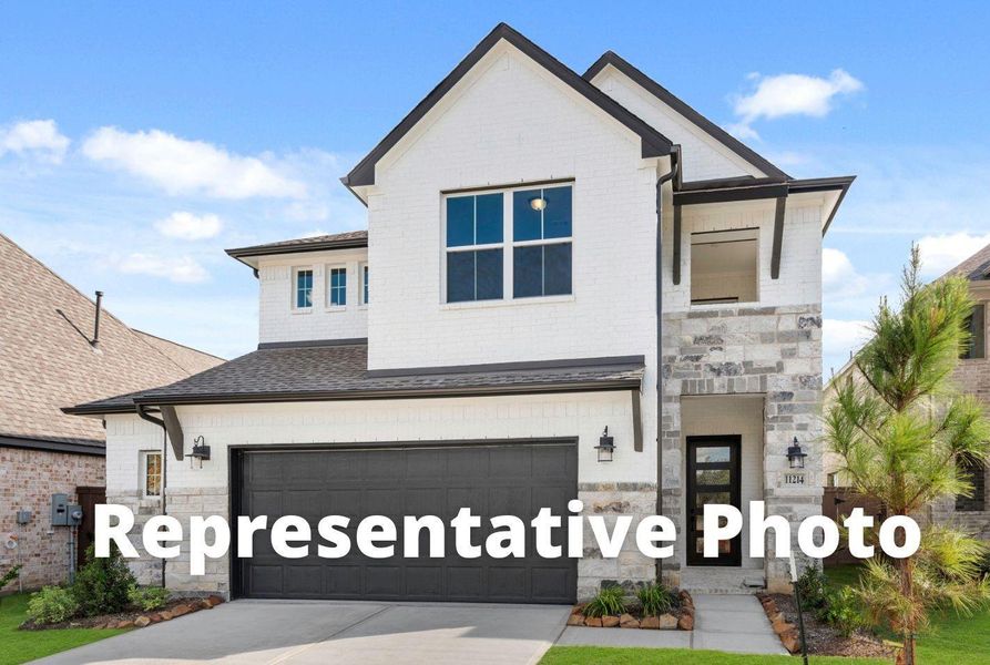 Westin Homes NEW Construction (Haven IX, Elevation A) CURRENTLY BEING BUILT. Two story. 5 bedrooms. 3 baths. Spacious island kitchen open to Family room and informal dining room. Primary suite with large walk-in closet as well as secondary bedroom with bathroom on first floor. Spacious game room upstairs. Covered patio and attached 2 car garage. Westin Homes NEW Construction (Haven IX, Elevation A) CURRENTLY BEING BUILT. Two story. 5 bedrooms. 3 baths. Spacious island kitchen open to Family room and informal dining room. Primary suite with large walk-in closet as well as secondary bedroom with bathroom on first floor. Spacious game room upstairs. Covered patio and attached 2 car garage.