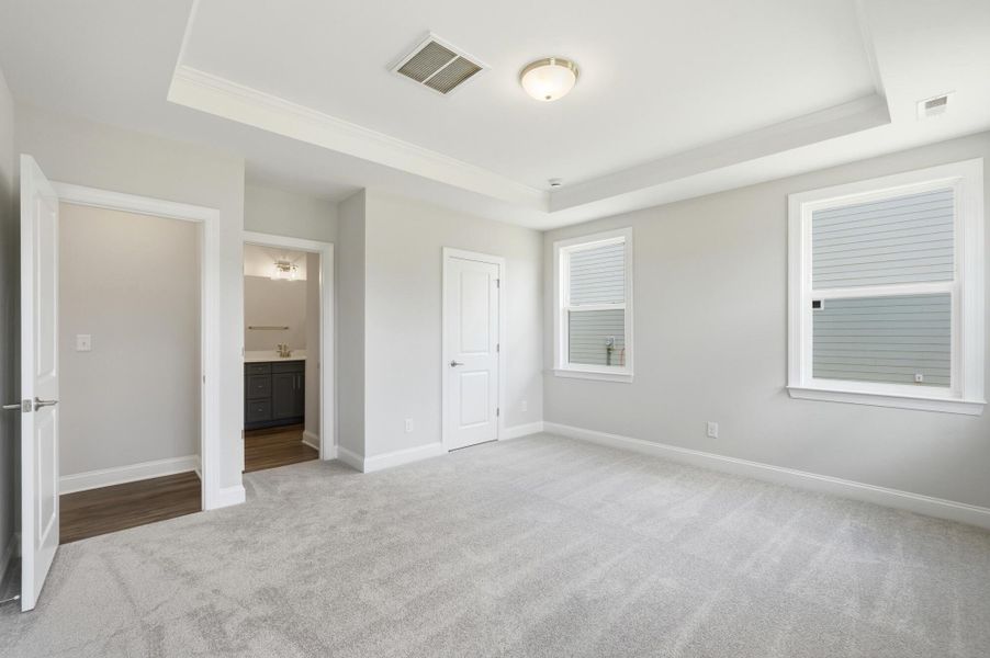 Spacious, unfurnished interior of a new home in Enclave at Riverdale, Huntersville (Image 16). Spacious, unfurnished interior of a new home in Enclave at Riverdale, Huntersville (Image 16).