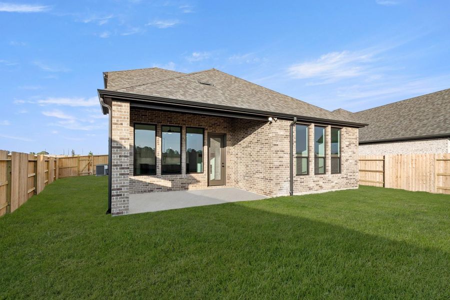 Exterior details and patio area of a home in Everly - 45', Hockley (Image 24).