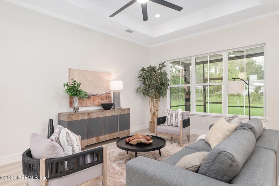 Furnished interior view inside a new home in , Gainesville (Image 6).