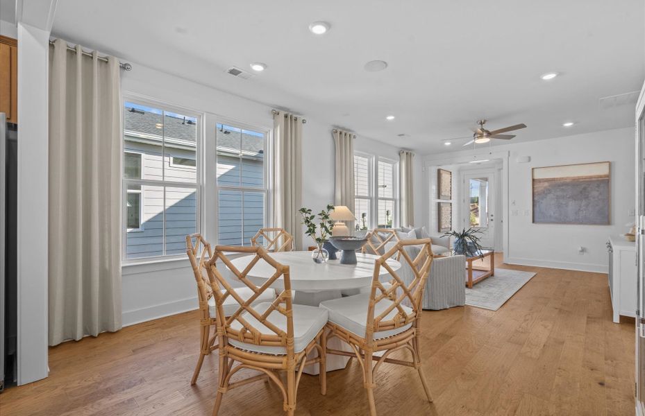 Representative furnished interior of a home built from the Compass by Del Webb in Del Webb Greenville, Greenville (Image 4).