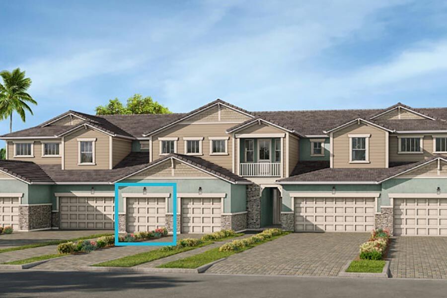 Representative exterior photo of a completed home built from the Delmar by Mattamy Homes in Arboretum, Naples, FL (Image 2).