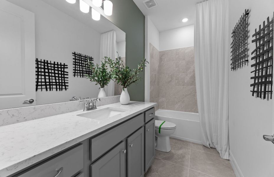 Furnished interior view inside a new home in The Strand at Cedar Grove, North Port (Image 5).