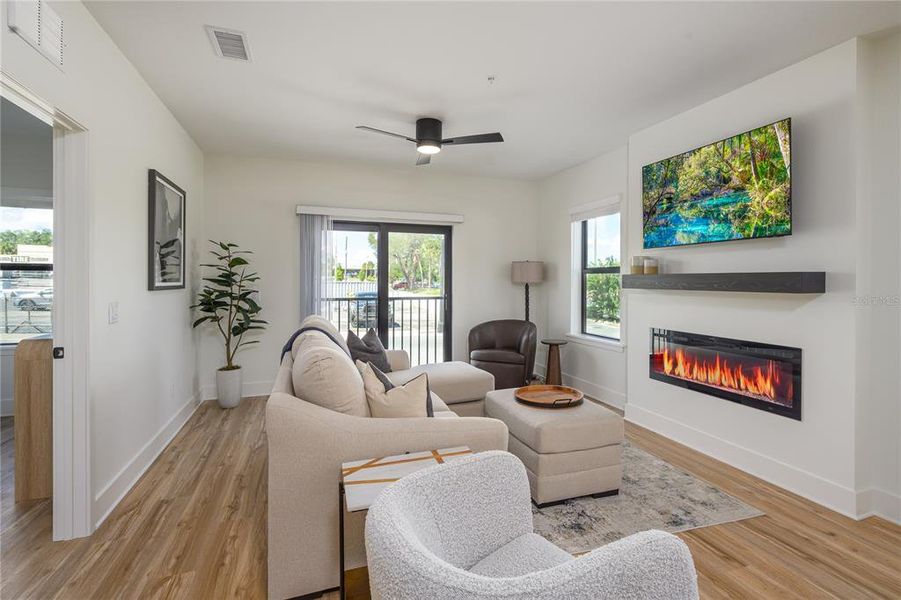 Furnished interior view inside a new home in , Ocala (Image 7).