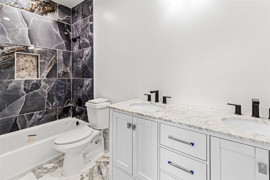 Furnished interior view inside a new home in , Houston (Image 12).